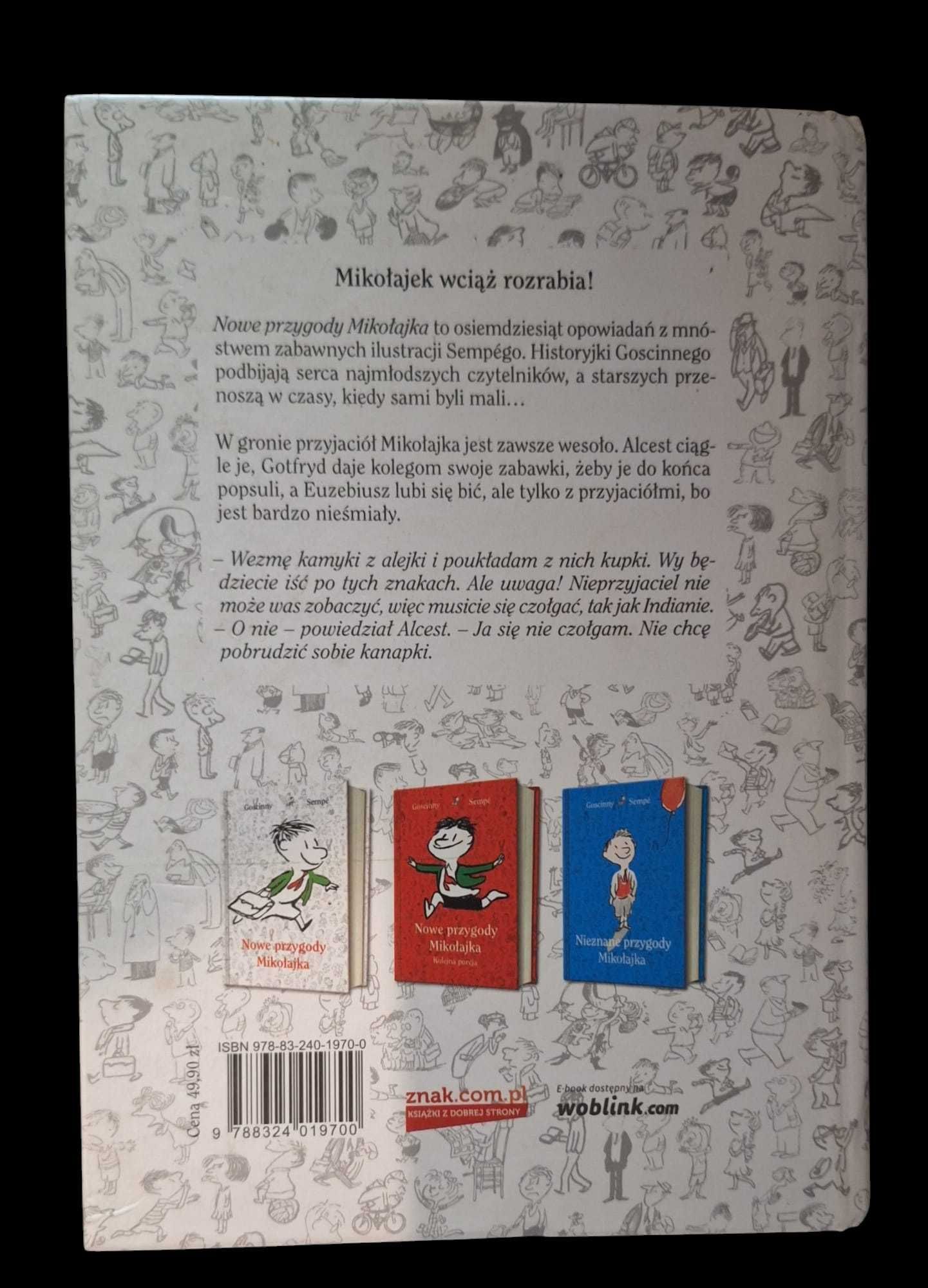 Książka Nowe Przygody Mikołajka Goscinny Sempe Nowa
