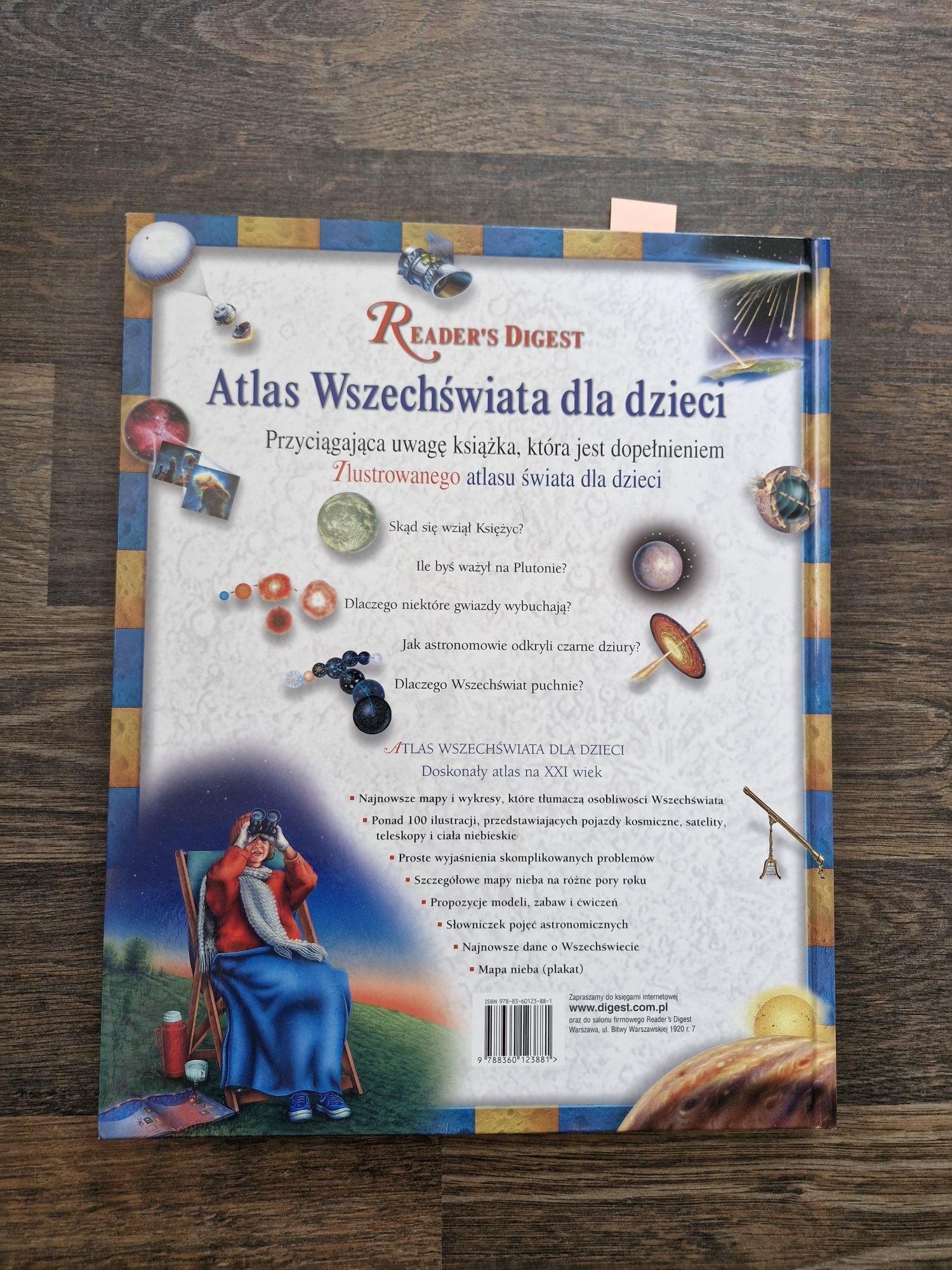 A2178. "Atlas wszechświata dla dzieci" Readers Digest