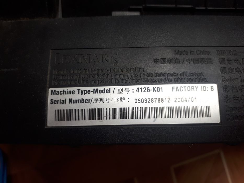 Принтер цветной струйный Lexmark Z602 Z 602