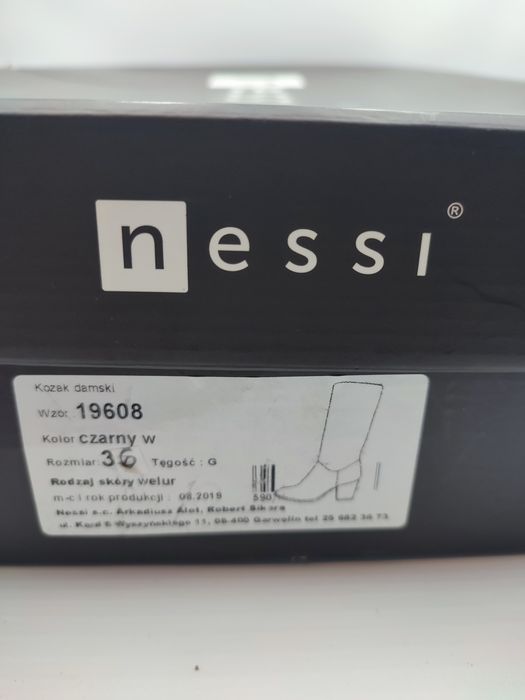 Kozaki damskie NOWE Skórzane 36