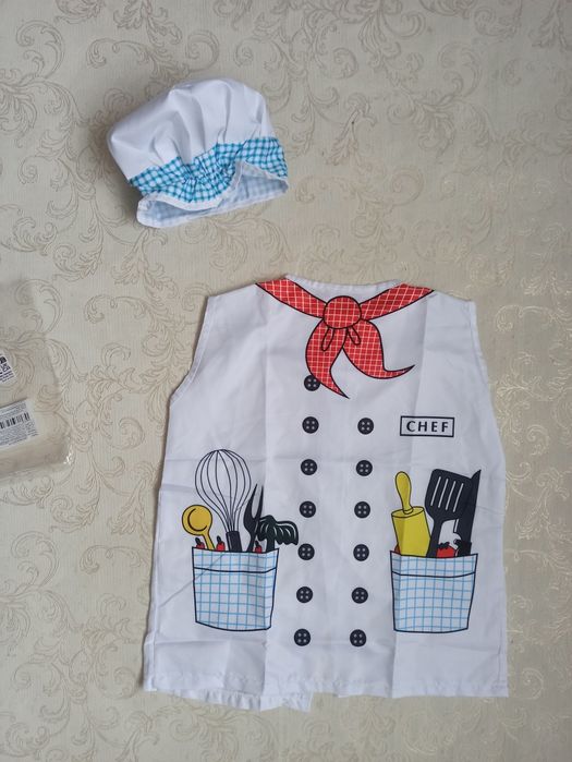 Карнавальний костюм на 3, 4, 5, 6, 7, 8, 9 років лікар кух