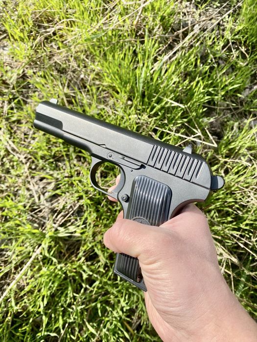 Металевий Пістолет ТТ з глушн/Тульский Токарев Full Metal - Іграшковий