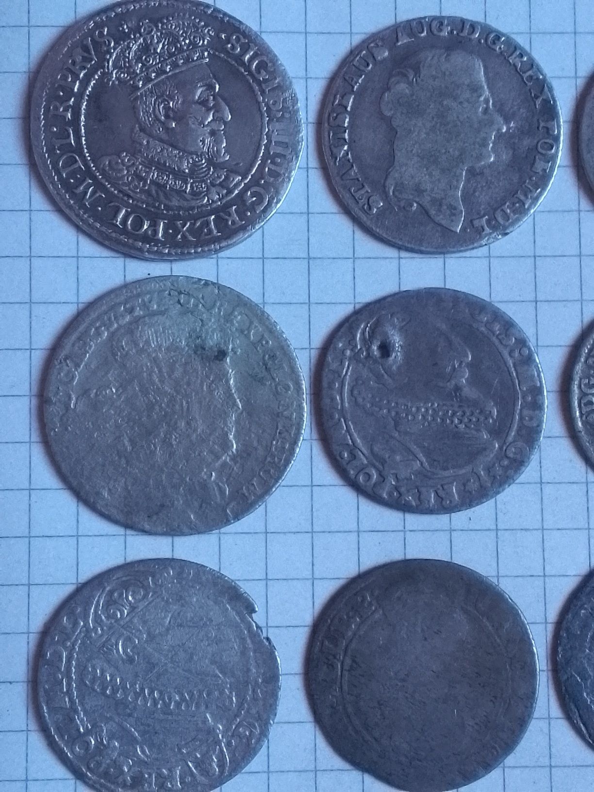 SREBRNE polskie średniowieczne monety