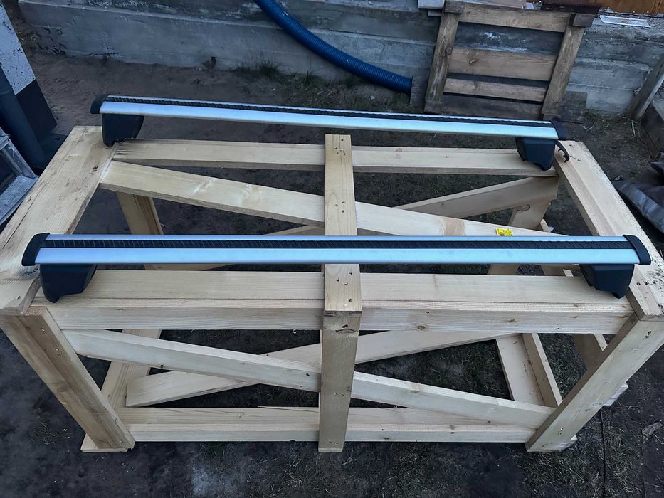 Bagażnik dachowy oryginalny Wingbar do Audi Q5 8R belki poprzeczki