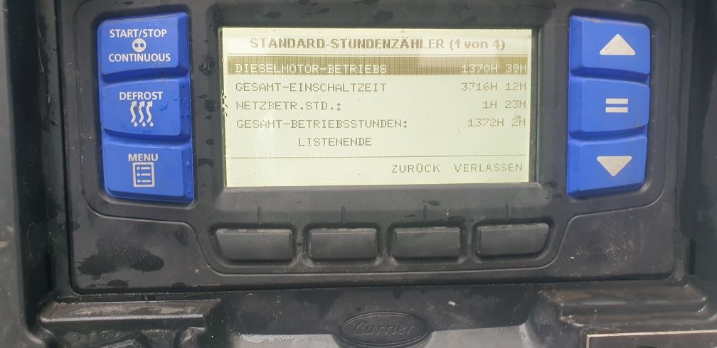 Agregat carrier hr19 2022r chłodni schmitz krone jak thermo king