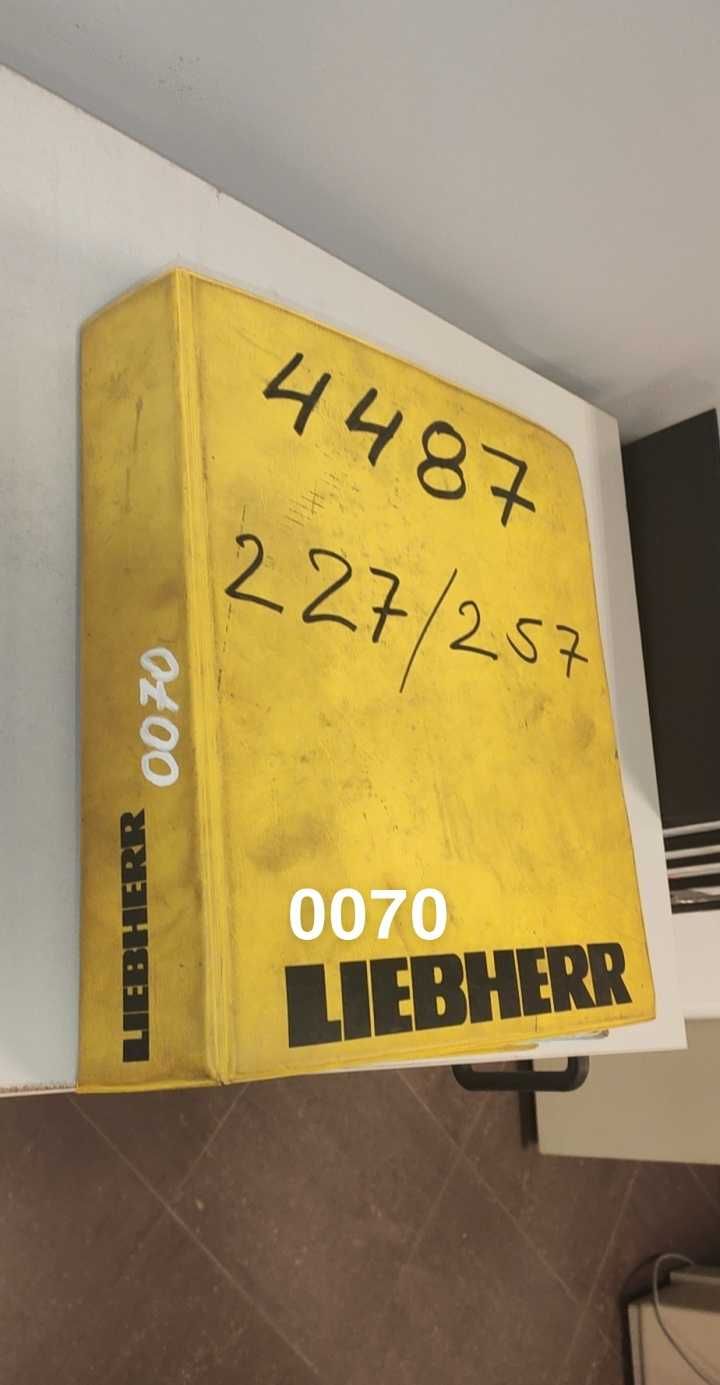 Liebherr A902 ZW A900 A912 koparka katalog części zamiennych DTR