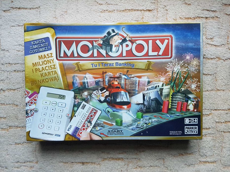 Gra planszowa MONOPOLY . Elementy , Akcesoria .