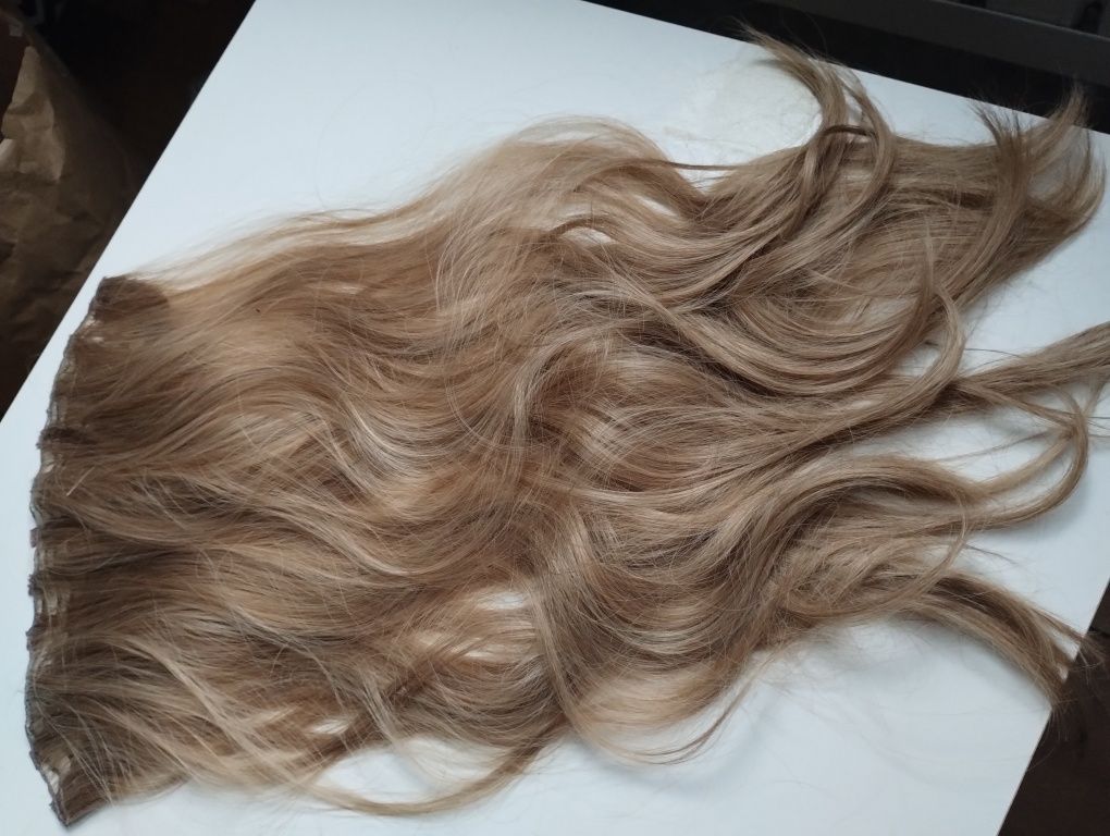 Włosy clip in 1 gęsta taśma 65 cm
