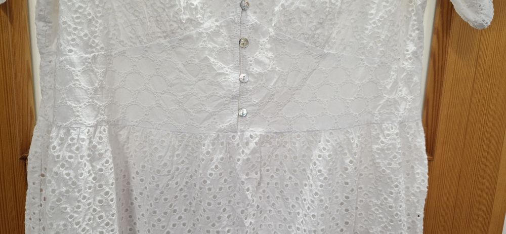 Tatuum biała,letnia sukienka z haftem rozmiar 42