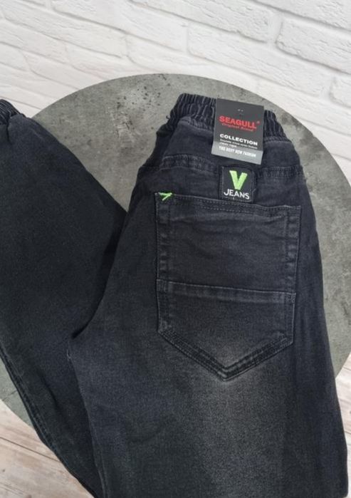 Теплі джинси джогери на флісі