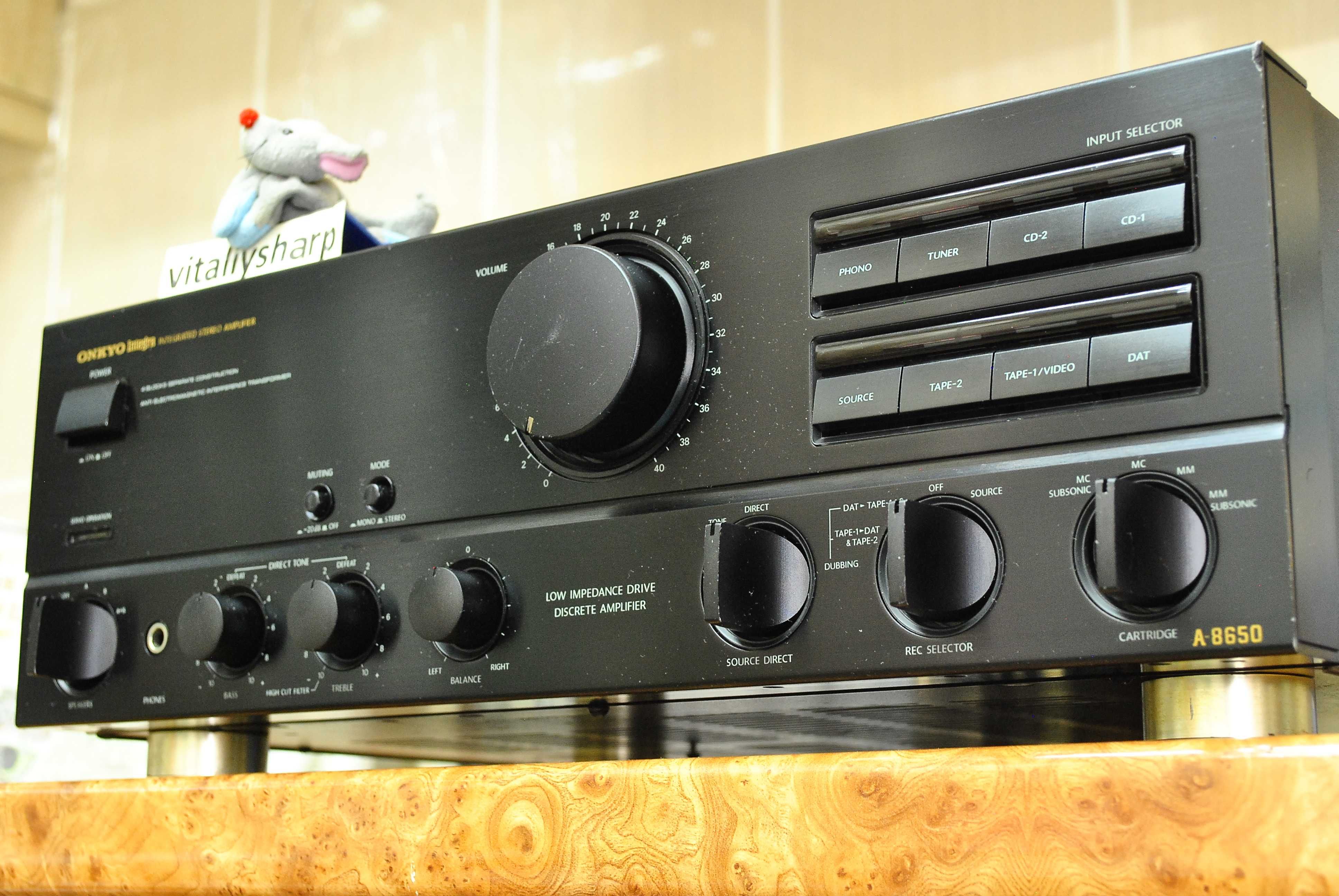 ONKYO INTEGRA A-8650 (239) 14кг 90вт суперзвук!