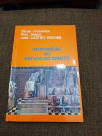 Livro "Introdução ao Estudo do Direito (Prof. Dr. João Castro Mendes)