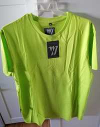 Koszulka męska M nowy t-shirt z metką Wólczanka limonkowy