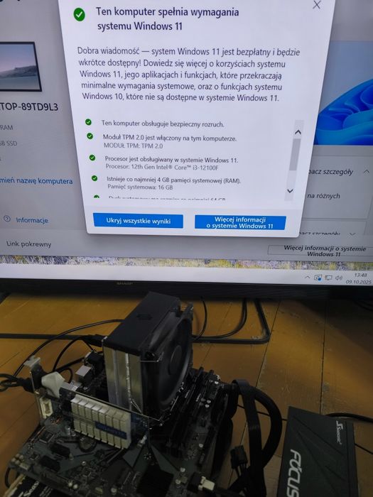 GIGABYTE B660M + Intel 12100F + 16GB DDR4 + Fera 5 + Win10/11
