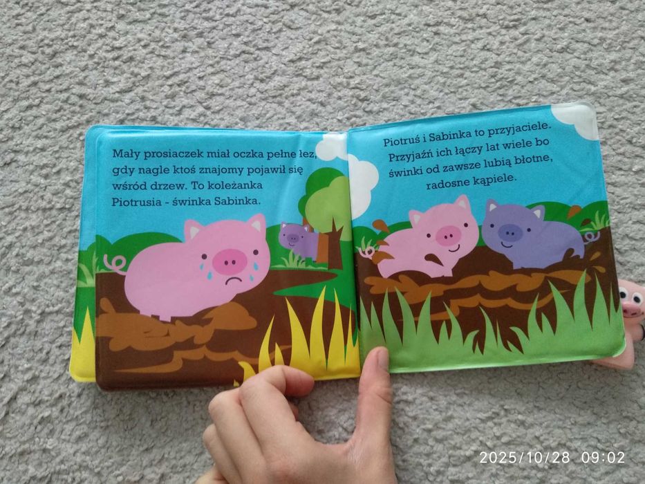 Ksiązeczka do kąpieli, dla niemowlaka