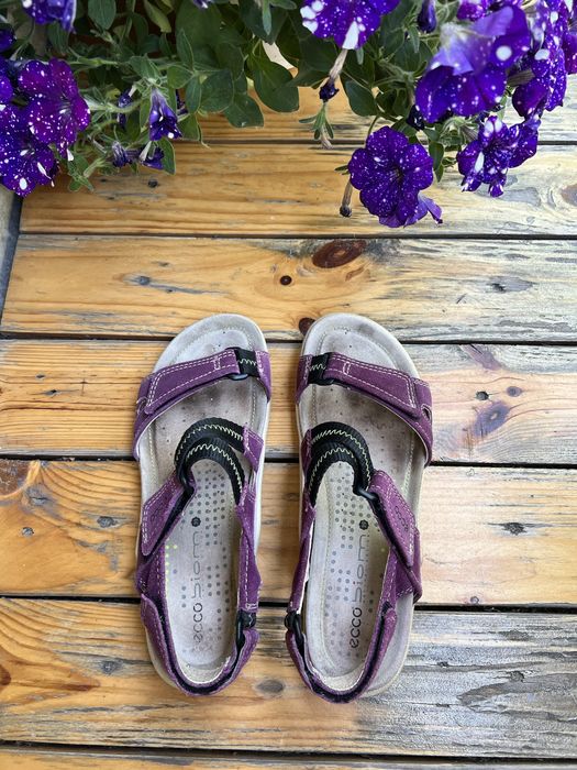 Сандалі ECCO, 39, натуральна замша