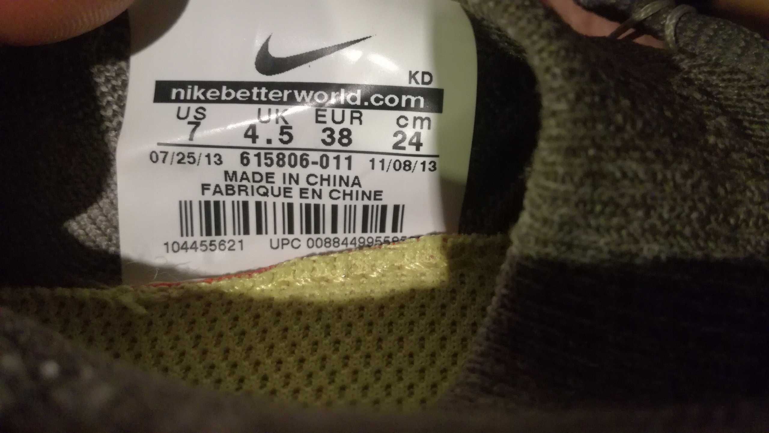 Buty do biegania NIKE FREE 5.0 FLYKNIT+ r.38 stan bardzo dobry