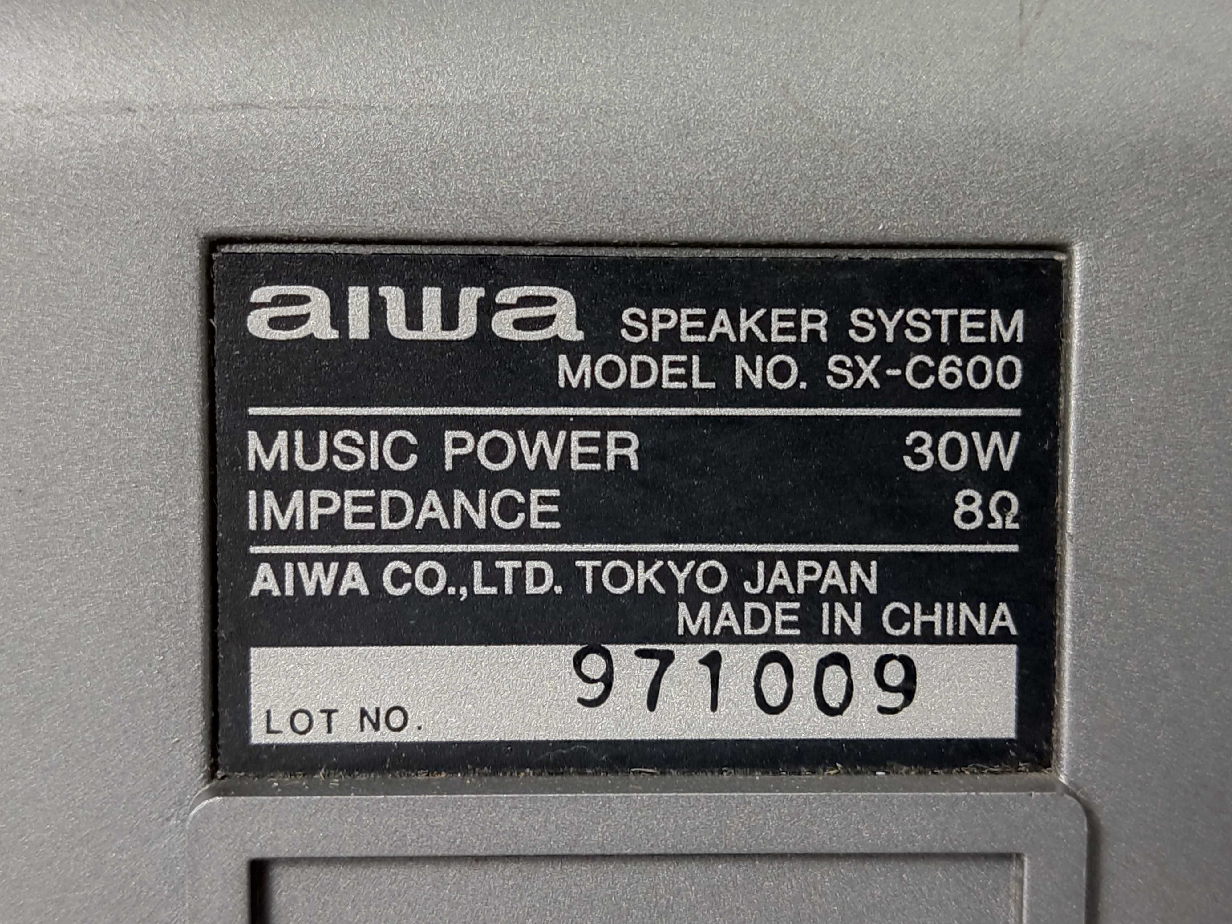 Kolumna centralna AIWA Center SX c600 30W 8 ohm Dobór audio