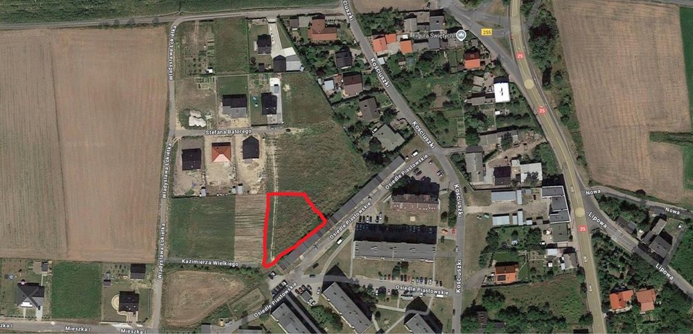 Działka budowlana w Strzelnie 1553m2