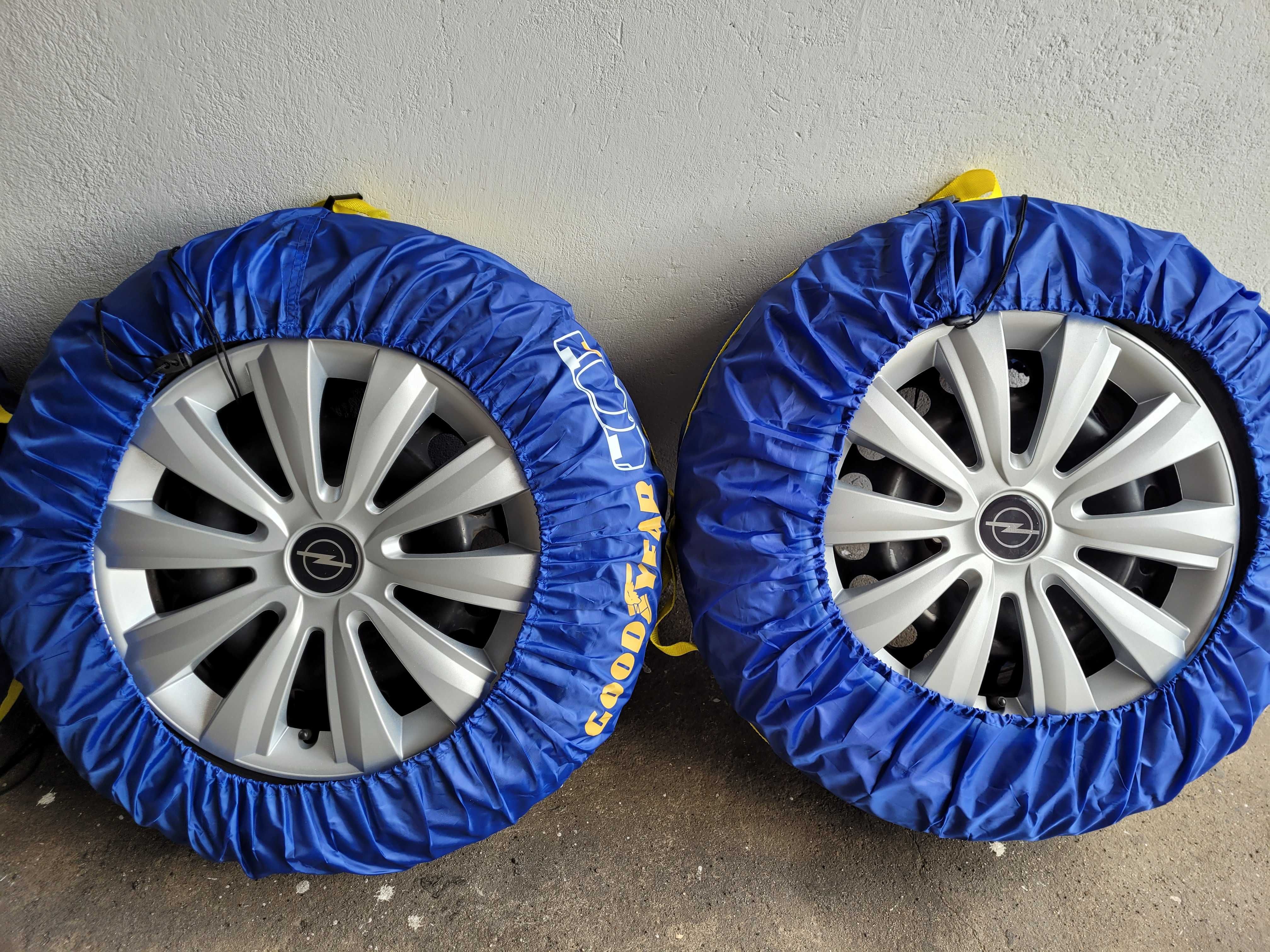 Goodyear 4 koła zimowe. Opony i Felgi Stalowe 195/65/15 komplet