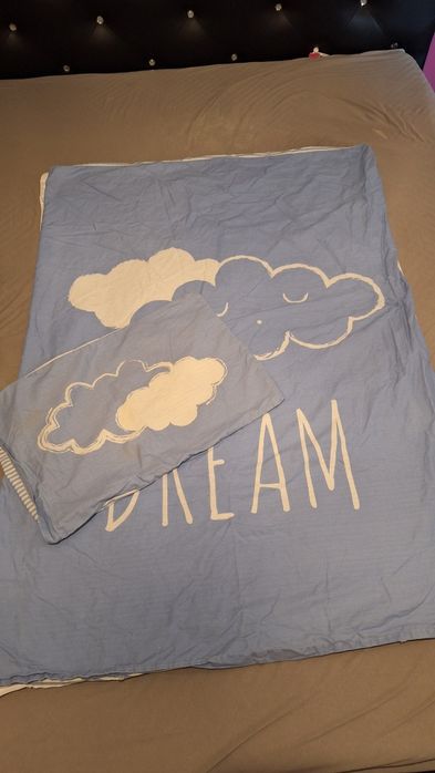 KOMPLET DZIECIĘCY KOŁDRA 100X135 + PODUSZKA 40X60 + pościel 3 i 1/2