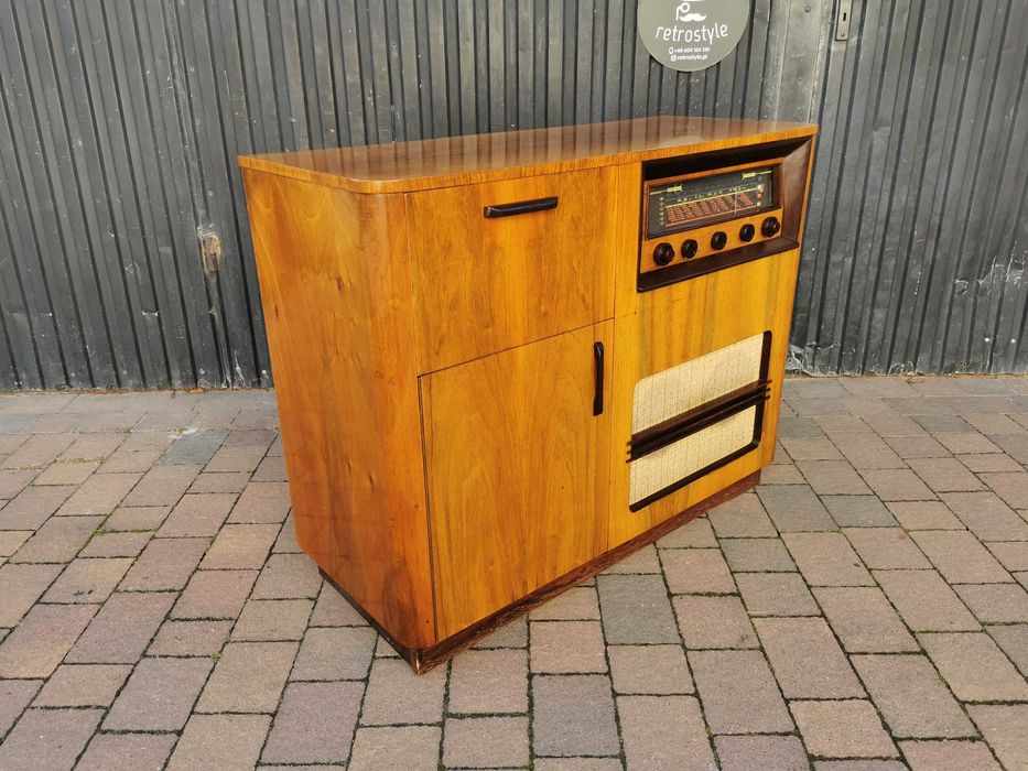 Radio- gramofon SUPRAPHON LE57, Czechosłowacja '50, Prl, RETRO