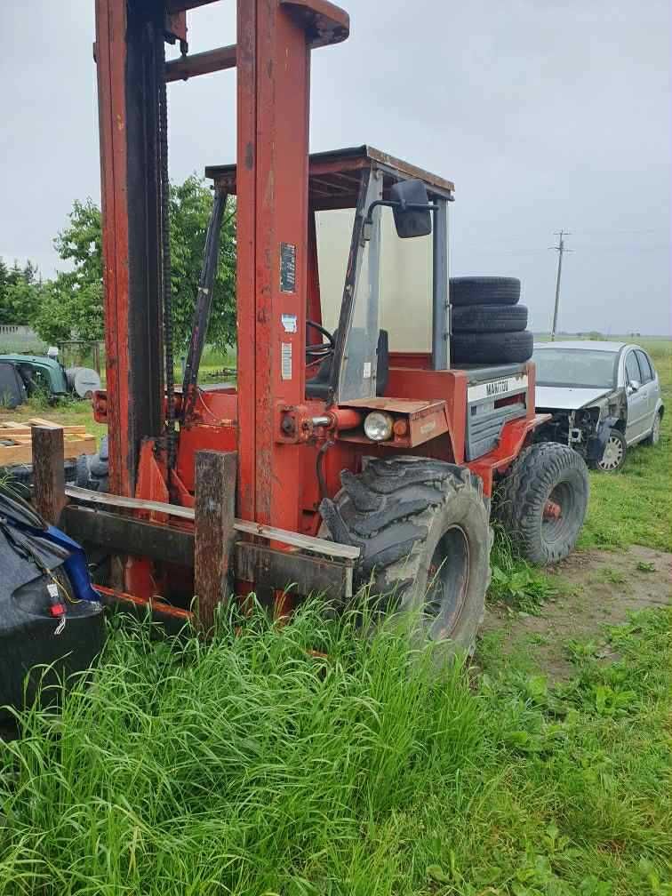 Wózek widłowy widlak Manitou terenowy, sprawny, 4t udźwigu, dowóz 30km