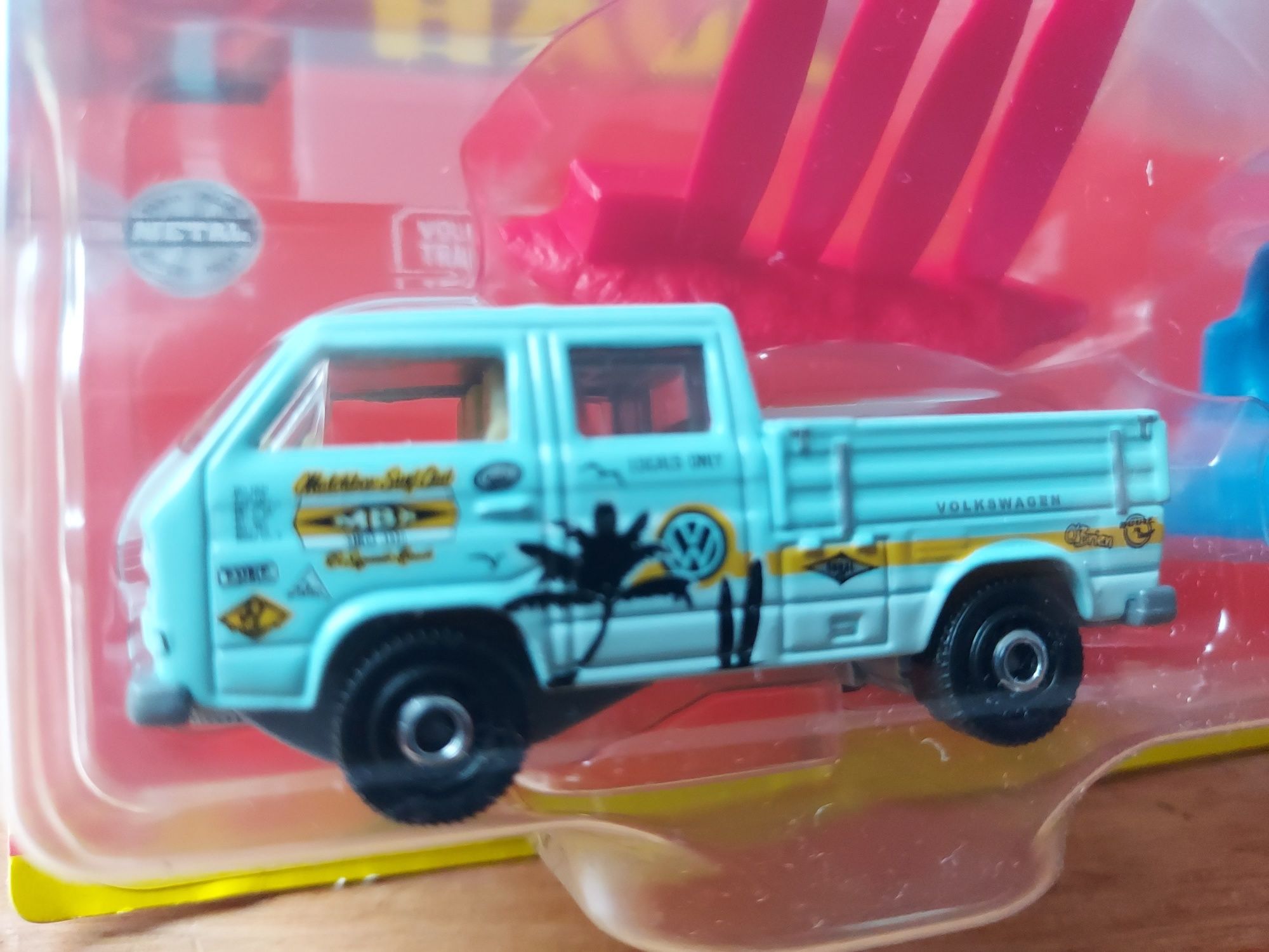 Matchbox VW T3 Transporter Hitch Haul Przyczepa Kempingowa