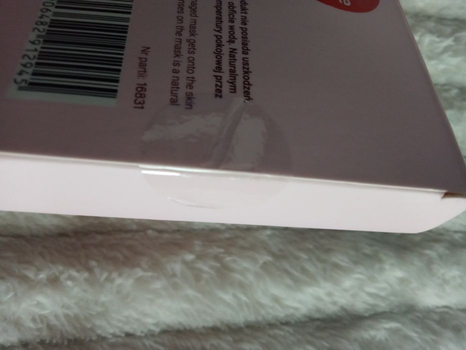 Nowa, zapakowana żelowa maska na oczy ciepło - zimno