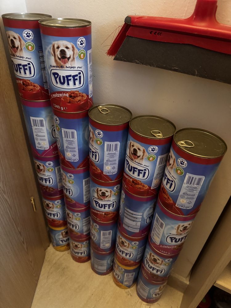Karma mokra dla psa puffi Biedronka 4 szt.