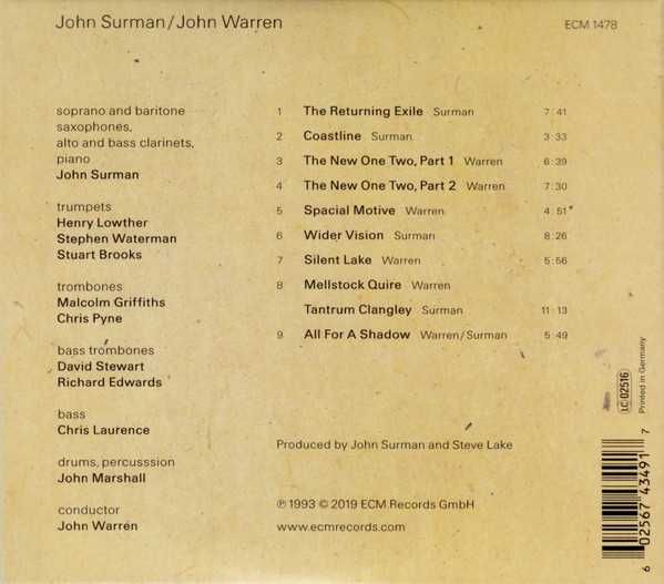 John Surman / John Warren ‎– The Brass Project