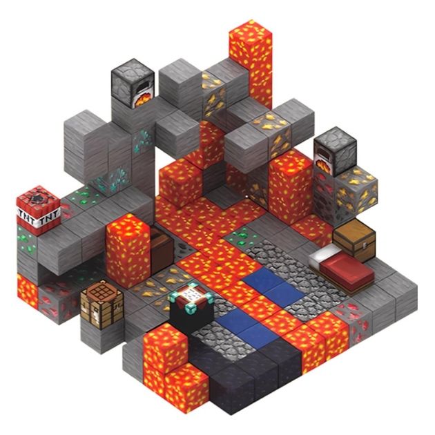 143шт+4 фігурки Магнітний конструктор майнкрафт minecraft кубики 3д 3d