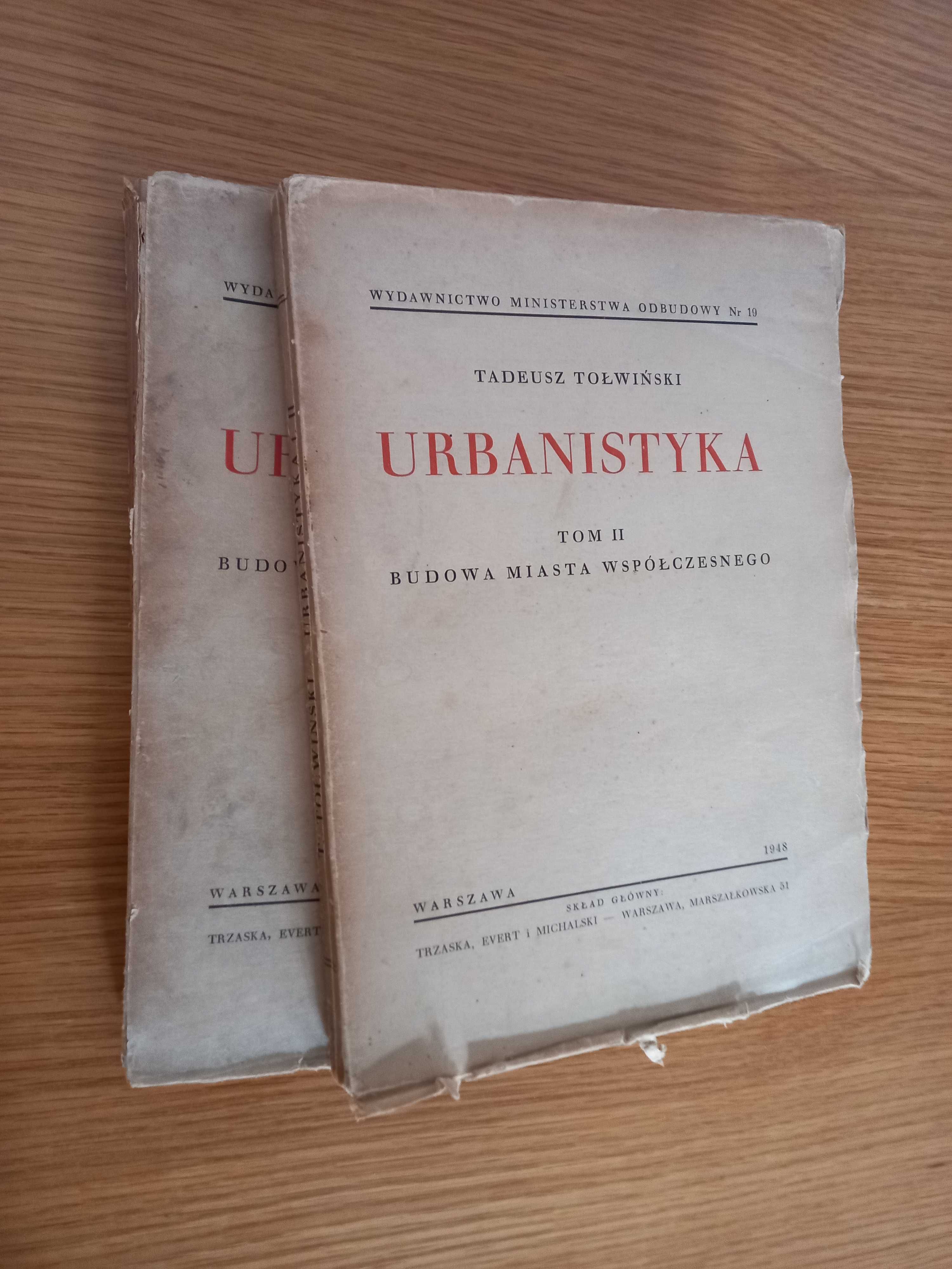 Tadeusz Tołwiński "Urbanistyka"