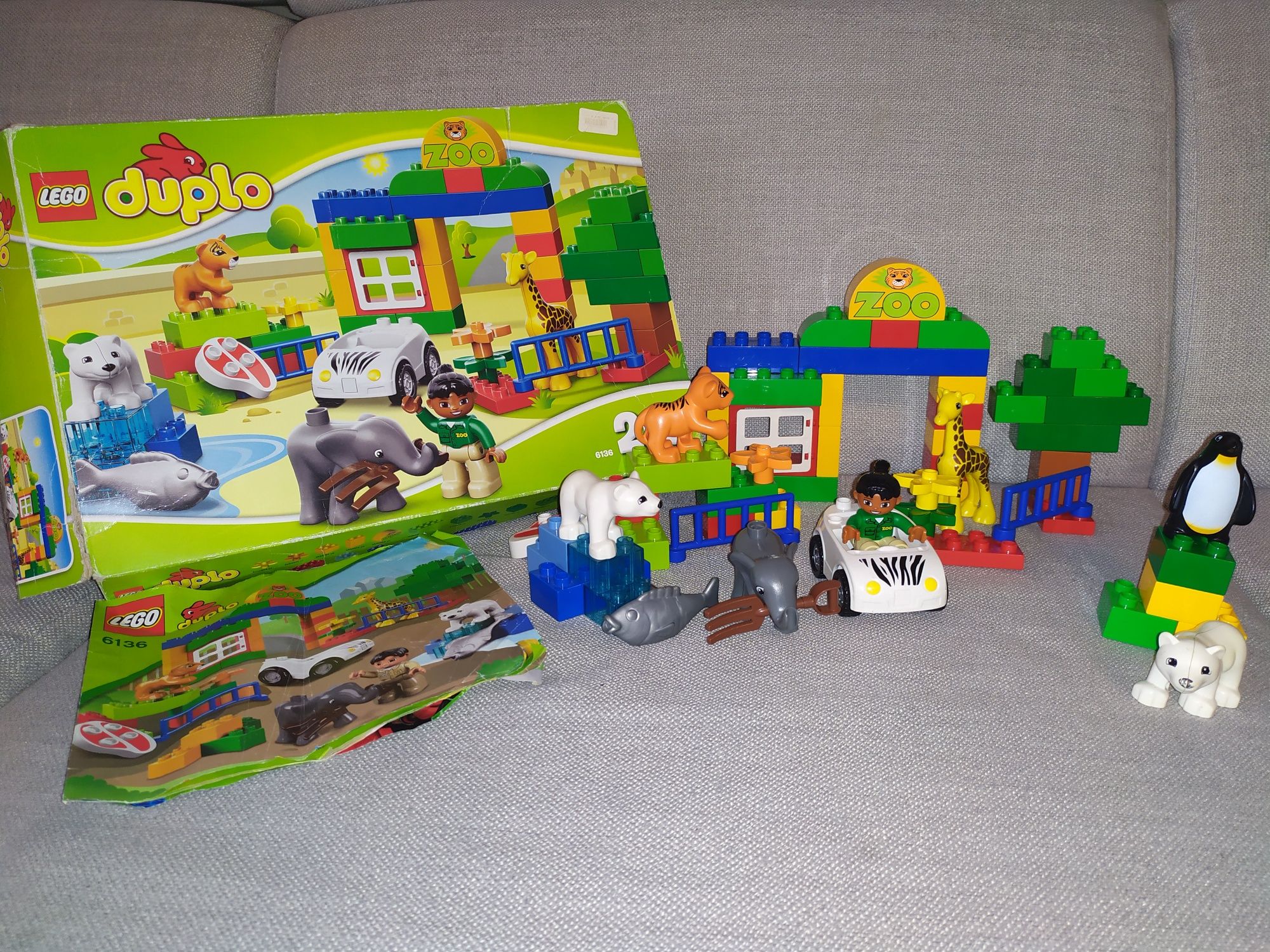 Okazja ! 2w1 Lego Duplo Moje pierwsze zoo i Rolnik sam w dolinie