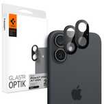 Szkło na aparat Spigen 2-PACK na iPhone 16 / 16 PLUS - czarne