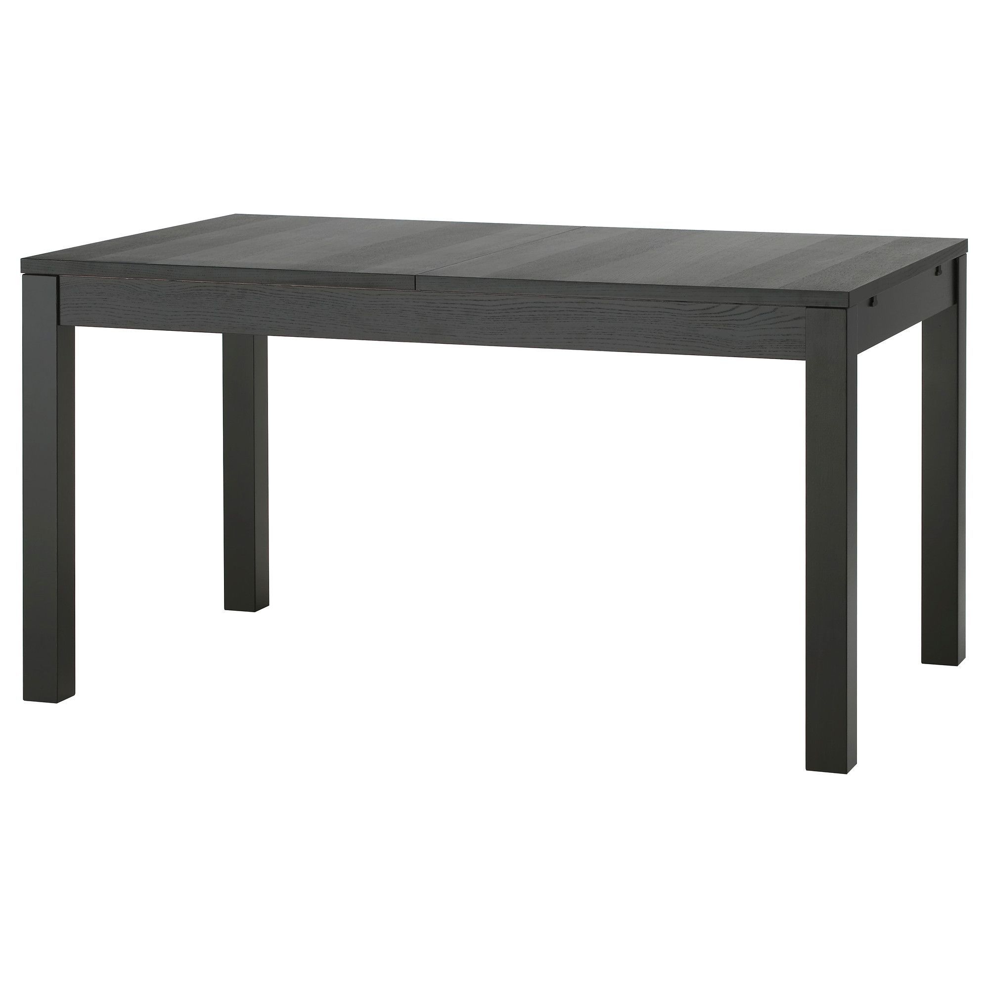 Mesa preta IKEA extensível
