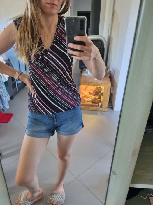 Bluzka na lato jak nowa xs/s do karmienia