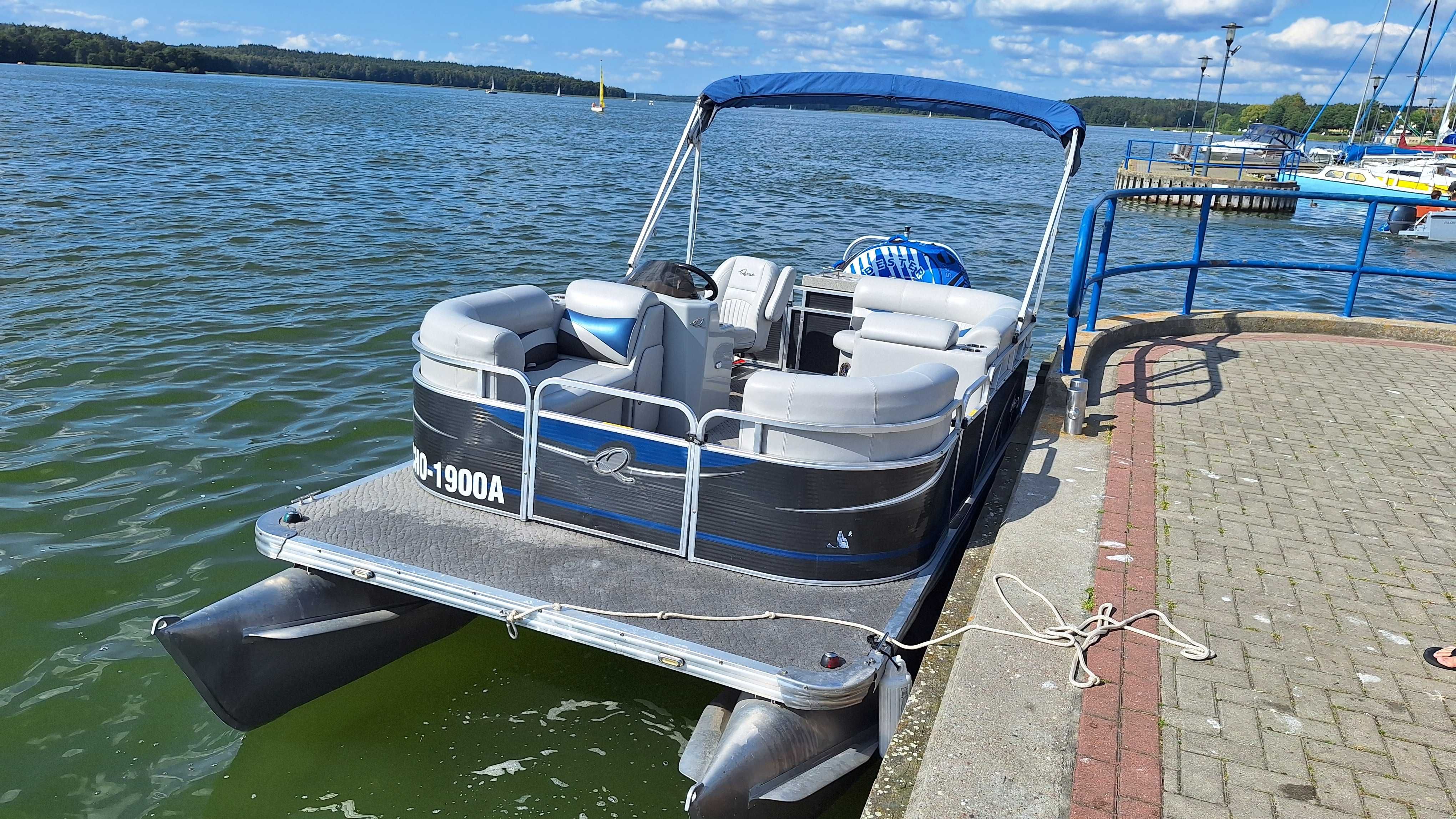 Łódź katamaran Qwest 818 LS 2016r Evinrude E-TEC 60KM