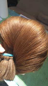 Натуральне волосся, нефарбоване, 45 см