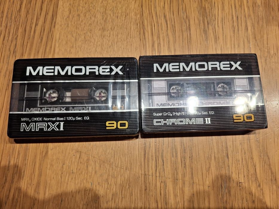 Kasety MEMOREX MRXI chrome II nowe