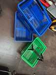 Cesta de armazenamento portátil de plástico(unidades x3)