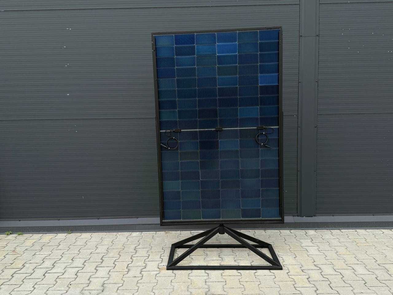 Сонячна панель 435W. Двостороння. HORAY. Black. Bifacial.