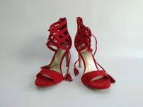 Buty Szpilki Damskie  GRACELAND Czerwone rozmiar 40