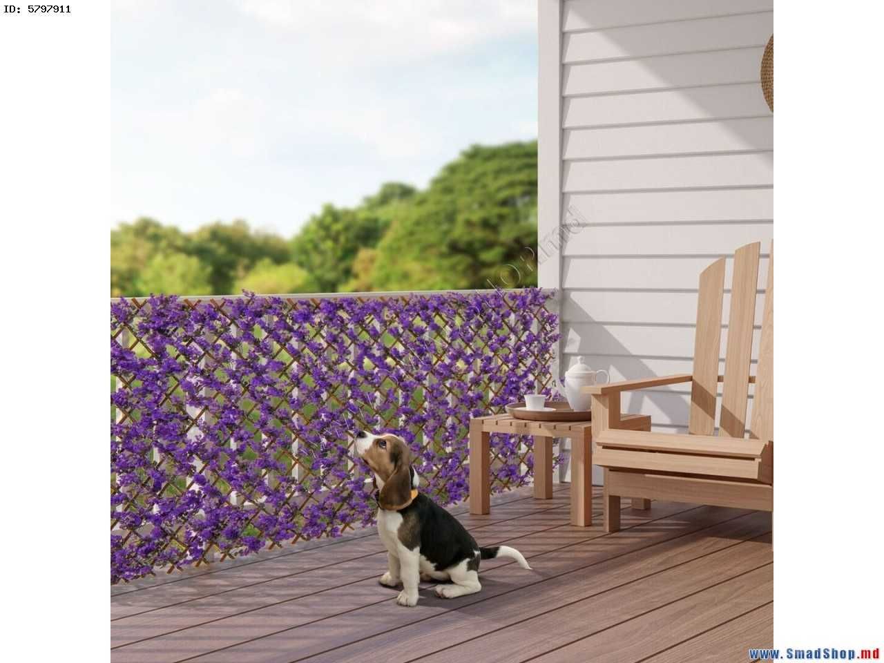 Sztuczny żywopłot bluszcz ogrodowy Osłona na balkon 180x90cm COSTWAY