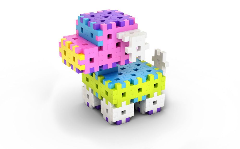 Klocki Meli 50020 Basic Pink 150 El.