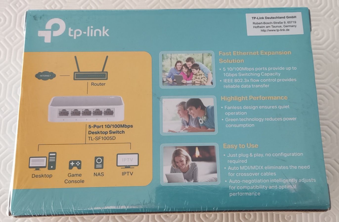 Switch TP Link 5 portas