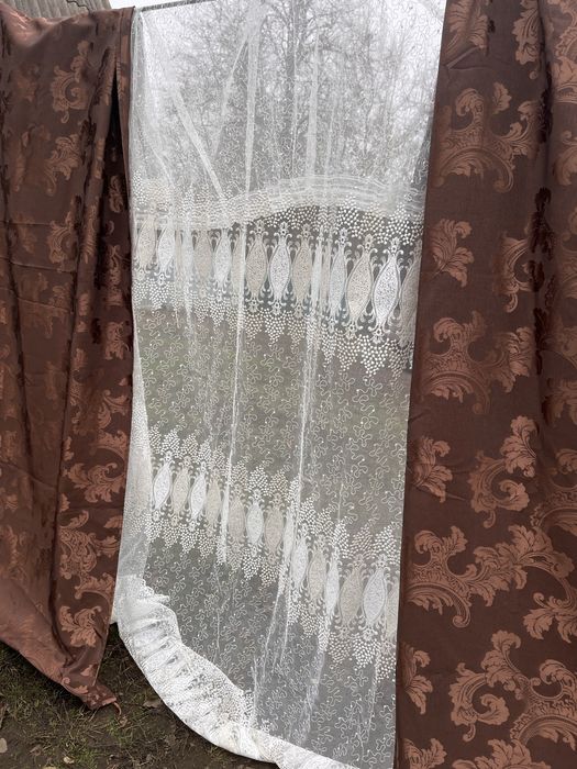 Продам комплект,штори +тюль