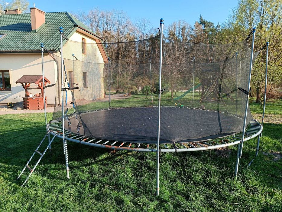 Duża trampolina ogrodowa 4.8 m