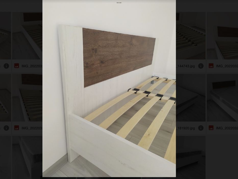 Нове двоспальне ліжко Маркос