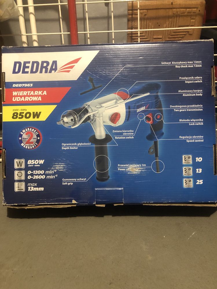 Wiertarka udarowa Dedra 850 w